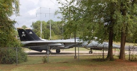 F-14-es repülőgép a szomszéd táborban
