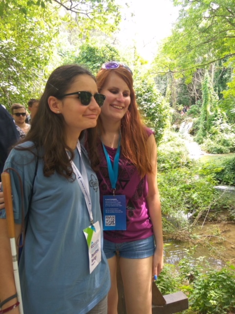 Dorka és Alexa a Krka nemzeti parkban