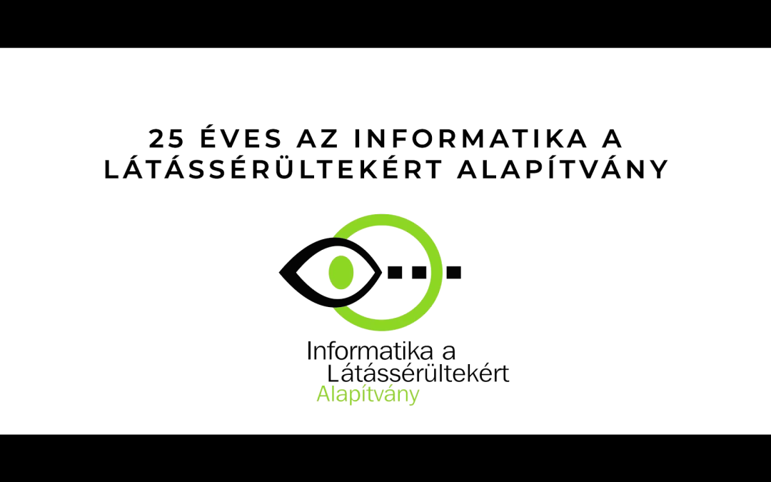 A jubileumi ünnepség alkalmából elkészült az alapítvány elmúlt 25 évét bemutató kisfilm